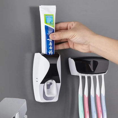 Auto Toothpaste Dispenser Holder for toothbrush